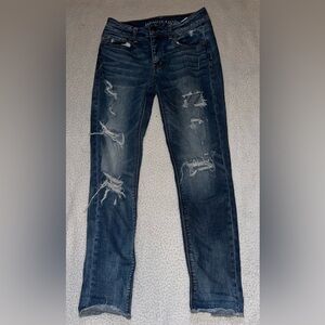 American Eagle tom girl jeans size 0